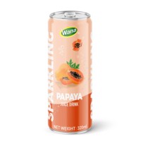 Bebidas Carbonatadas de 320 ml del Fabricante Vietnamita, OEM ODM, Agua con Gas Personalizable, Jugo de Melón Espumoso, Marca Wana, Empaque para Regalo