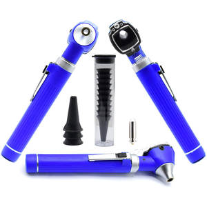 ชุดอุปกรณ์ตรวจหูแบบพกพาไฟเบอร์ออปติกขนาดเล็ก พร้อมไฟ LED สว่าง สำหรับการตรวจหู คอ จมูก ใช้ซ้ำได้ - Product Image 1