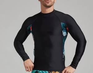 Camiseta deportiva de compresión de manga larga transpirable para hombre, para entrenamiento de MMA - Product Image 4