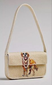 Sac à bandoulière brodé traditionnel avec de magnifiques motifs floraux et des perles décoratives pour femmes, travail de broderie - Product Image 5