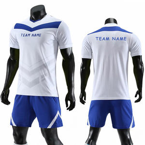 Ensemble d'entraînement de football personnalisé, maillots de football, impression personnalisée, maillots de football à manches courtes pour hommes, ensembles de maillots de football respirants - Product Image 4