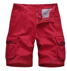 Pantalones Cortos de Trabajo ODM de Verano para Hombre, Estilo Casual Deportivo, de Pierna Ancha, 100% Algodón, Tejido de Lona, Cintura Alta, de Moda - Product Image 2