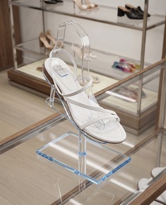 Acrylic Riser Display Shoe Rack High Heel Shoe <b>Stand</b> Transparent Footwear <b>Stand</b> Support Customizable Size - Product Image 1