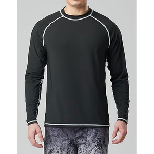 Maillot de bain professionnel unisexe à manches longues, coupe compressive, léger et extensible, pour la plage, le surf, la plongée, la plongée avec tuba, la piscine - Product Image 2