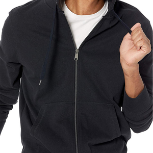 Nuevas sudaderas con capucha y cremallera elegantes para hombre, personalizadas, transpirables, 100% algodón, con la mejor calidad a precio económico. - Product Image 3