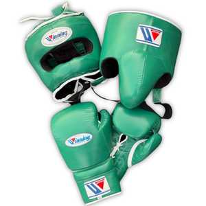 Winning Custom MMA Boxing <b>Gloves</b> Set Cowhide Leather Stretch Laced Sparring Training Professional OEM ODM Bulk Supplier - Product Image 1