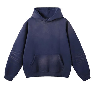 Conjunto Deportivo de 350 GSM, Fabricante de Trajes Deportivos con Logotipo Personalizado, Chándal de Moda Masculina con Bloques de Color, Conjunto de Dos Piezas con Capucha - Product Image 4