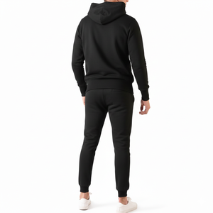Ensemble de survêtement mi-lourd pour homme, couleurs personnalisables, imprimé, en molleton respirant, avec sweat à capuche et pantalon de jogging décontracté - Product Image 4