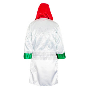 Pakistan Manufacturer High Quality Customized <b>Boxing</b> <b>Robes</b>-Reasonable Price Eco-Friendly & Durable Polyester Hot Sale - Product Image 2