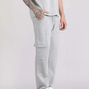 Ensemble de survêtement pour homme, t-shirt et pantalon décontracté grande taille, ensemble deux pièces, tenue de sport pour homme, vêtements pour homme, ensemble deux pièces 2026 - Product Image 6
