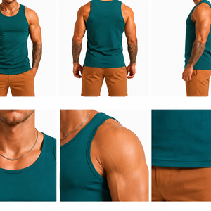 Débardeur pour homme, vêtement d'extérieur d'été, extensible, durable, fabriqué par un fabricant de vêtements - Product Image 3