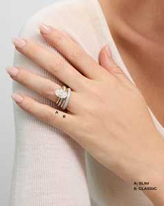 Pave Lab Grown Diamond Stackable <b>Ring</b> Sparkling Dainty Full Eternity Wedding Nesting Band Stacking Custom 10K 14K 18K Solid Gold - Product Image 3