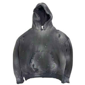 Sudaderas con Capucha para Hombre, Estilo Vintage, Lavado Ácido, Corte Regular, Personalizadas al por Mayor, 100% Algodón - Product Image 3