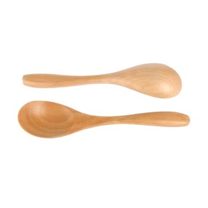 Cuillères à long manche en bois naturel REHMAN CRAFT, design coréen, écologiques, réutilisables, capacité de 10 ml, finition miroir, épaisseur de 5 mm, pour le thé - Product Image 6