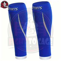 1 paire de protège-jambes de compression, manchons de mollets respirants et élastiques pour la course à pied, le football, le basketball, le MMA, la gym et la randonnée