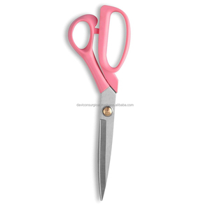 Ciseaux de tailleur professionnels, à main, en acier inoxydable, robustes, de couleur rose, pour la couture à domicile, l'artisanat, le quilting - Product Image 5