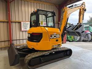 รถขุดขนาดเล็ก JCB 50Z-2 มือสอง ปี 2023 น้ำหนัก 5 ตัน พร้อมบุ้งกี๋ 3 ชิ้น (ครบชุด) น้ำหนักรวม: 10,583 ปอนด์ กำลังเครื่องยนต์: 48 แรงม้า - Product Image 6