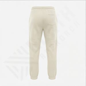 Pantalones de chándal de pierna recta de cintura alta personalizados para hombre, pantalones de chándal para correr, pantalones de chándal de lana de algodón pesado - Product Image 3