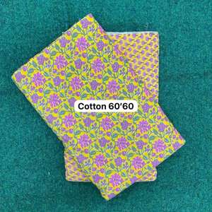 Premium Cotton Floral Print Fabric Lightweight Soft Cotton Cloth for Kurti <b>Dress</b> Shirt Boutique Garment Export and Textile - Product Image 2