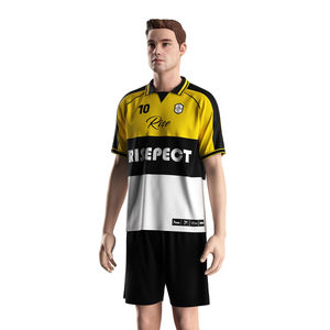 Camiseta de Fútbol para Hombre, Transpirable, Uniforme de Equipo Personalizado para Entrenamiento y Partidos, Manga Corta, Impresión Personalizada, Secado Rápido - Product Image 2