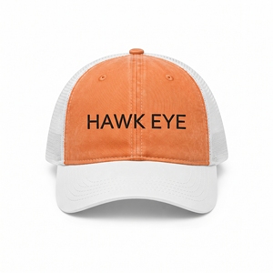 Gorra Trucker Azul de 6 Paneles, Ajustable, con Malla Frontal y Bordado, Unisex, Estilo Casual - Product Image 1