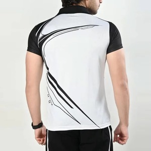 เสื้อโปโลแขนสั้นผู้ชาย แห้งเร็ว ออกแบบเองได้ ป้องกันรอยยับ พิมพ์ลายแบบซับลิเมชั่น ขายส่ง - Product Image 2