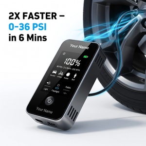 DENV-15000 Cordless Portable Tire Inflator 15000mAh Air Compressor 45W Fast Charging Car <b>Pump</b> Pneumatic Parts Wholesale B2B OEM - Product Image 6