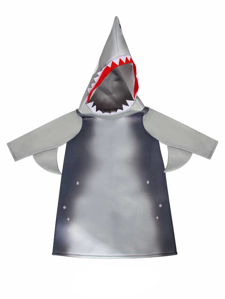 Baige Kids Shark Costume Animal Poncho Cosplay Outfit Halloween Stage — free download
