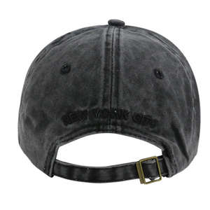 Casquettes de baseball personnalisables à ouverture pour queue de cheval, avec logo brodé à la main, en tissu éponge 5 panneaux, et méthodes d'impression en relief imperméables - Product Image 3