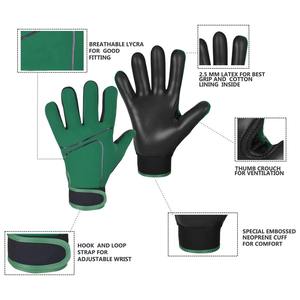 Guantes Gaélicos Negros de Diseño de Dos Colores de Alta Calidad, Hechos a Medida, en Oferta - Product Image 6