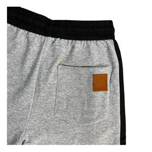 Pantalones cortos de forro polar para hombre, tela suave y transpirable, cintura elástica con cordón, bolsillo, cómodos, casuales, deportivos, para gimnasio, correr, entrenamiento. - Product Image 4