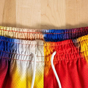 <b>Men's</b> Solid Quick Dry Breathable Hanging Dye Straight Beach Shorts Summer Swimming Board Surf <b>Trunks</b> 100% Polyester Sports Short - Product Image 4