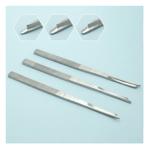 Ensemble de ciseaux nasaux et d'osteotomes en acier inoxydable allemand de qualité supérieure, réutilisables, avec protection argentée, Taidoc International TID 686 Classe I - Product Image 5