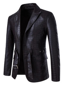 Custom Mens Leather Biker <b>Jacket</b> Genuine Cowhide <b>Waterproof</b> Stand Collar Premium Vintage Winter <b>Jacket</b> OEM ODM Factory - Product Image 5