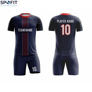 Uniforme Deportivo de Fútbol de Alta Calidad 2026, Tejido Transpirable de Secado Rápido, 100% Poliéster, Diseño de Logotipo de Equipo Personalizado - Product Image 4