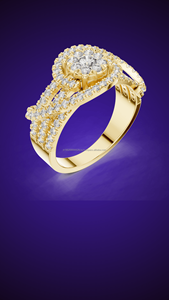 Sames jewels 10K Moissanite/Cubic Zirconia/ CVD Lab crecido 14K/18K/22K/925 Anillos de plata para anillos de compromiso de diamantes hechos a medida - Product Image 6