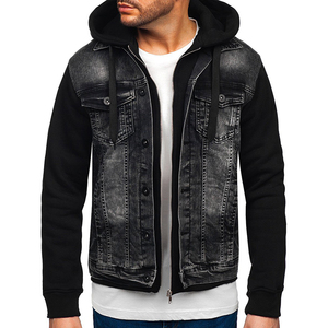 New Arrival Leather and denim <b>Jacket</b> for Men in Custom Colors- Export From Pakistan New and Trendy Design Lather <b>Jacket</b> for Men - Product Image 1