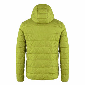 Wholesale Winter Custom Men's Bomber Jacket Hooded Reversible Stand Collar High Street Style <b>Warm</b> Lightweight Outdoor OEM ODM - Product Image 2