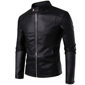 Men's High Quality Fashion Leather <b>Jackets</b> Breathable Windproof Leather <b>Jackets</b> for Men's Wholesale Customized - Product Image 3