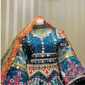 Vestidos Afganos Personalizados en Diseños y Tallas a Medida para Mujer, 100% Hechos a Mano con Bordado de Alta Calidad, Vestidos Kuchi Afganos para Bodas y Regalos - Product Image 4