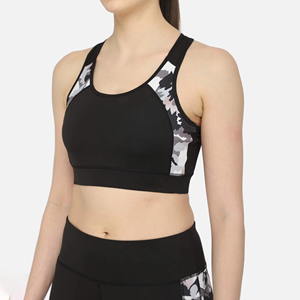 Sujetador Deportivo para Mujer, Cómodo, Transpirable, Diseño Simple, Alta Sujeción, Secado Rápido, Tallas Grandes, Servicio OEM, para Gimnasio y Yoga - Product Image 1