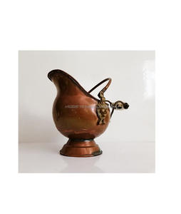 Cubo de carbón de cobre hecho a mano para decoración de chimenea Estilo Vintage perfecto para el accesorio de calefacción interior tradicional del hogar - Product Image 3