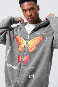 Sudaderas con Capucha y Cierre de Cremallera para Hombre de Alta Calidad, 100% Algodón, Temporada de Invierno, Patrón 3D Personalizable, Hecho en Pakistán - Product Image 6