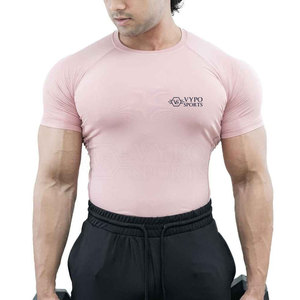 T-shirt décontracté pour homme en coton 100% tricoté de haute qualité, lavé, col rond, tissu doux, confortable, respirant, idéal pour un usage quotidien - Product Image 1