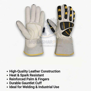 Gants de travail de qualité supérieure résistants aux chocs avec un design confortable et flexible pour les tâches quotidiennes, gants résistants aux chocs durables - Product Image 2