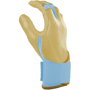 Guantes de Bateo de Béisbol Premium con Correa de Muñeca Segura, Palma de Cuero Genuino, Ajuste Flexible, Equipo Deportivo para Exteriores, Guantes de Béisbol - Product Image 5