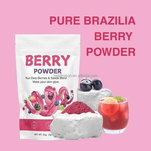 Pó de Superalimento Vermelho em Alta Venda Mistura de Pó de <span class=keywords><strong>Smoothie</strong></span> de Açaí Sabor de Frutas Mistas - Product Image 2