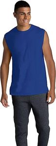 Camisetas sin mangas para hombre, personalizadas con logotipo, de corte muscular, transpirables, bordadas, para entrenamiento, de poliéster/algodón, para gimnasio, precio de fábrica. - Product Image 2