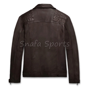 Chaqueta de Cuero para Hombre, Estilo Urbano, Duradera, Elegante y Cálida para Invierno, Colección de Ropa Exterior de Moda - Product Image 2