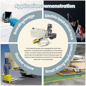 Pompe hydraulique à deux voies pour camion à benne basculante 12V CC horizontale et verticale, unité <span class=keywords><strong>de</strong></span> puissance compacte avec manomètre - Product Image 6